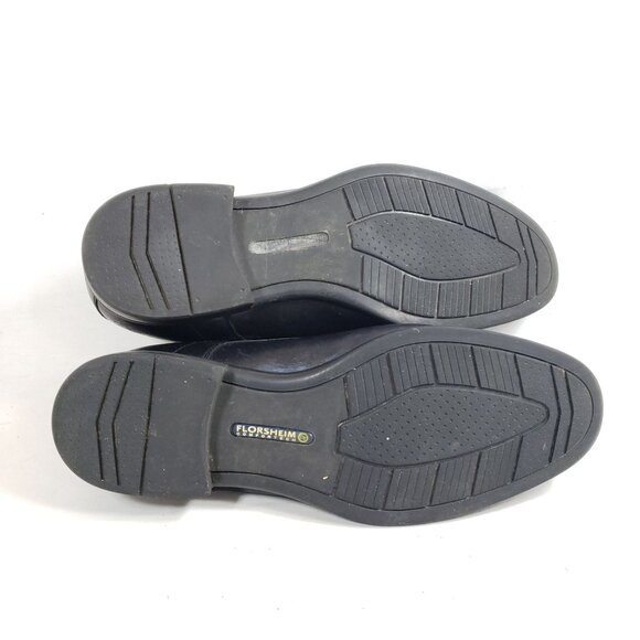 Florsheim Mens Size 13 Black Leather Cap Toe Oxford Dress Shoes - Picture 7 of 8